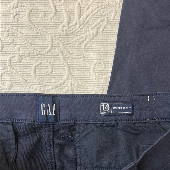 GAP Blue Stretch Skinny Pants Tailored Fit. Size 14. NWT - Picture 8 of 9